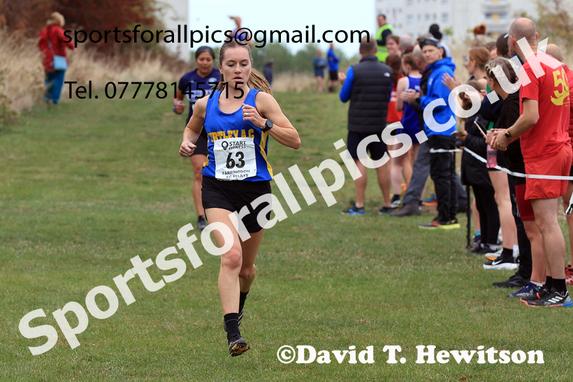 SSenior Womens Relay, 2025 Farringdon Cross Country Relays, Sunderland. Photo: David T. Hewitson/Sports for All Pics